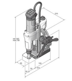סט מקדחה מגנטית אוטומטית 1200W