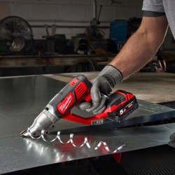 סט מספרי פח נטען 18V עם שתי סוללות 5.0AH מטען ותיק נשיאה