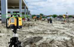 ערכת פלס לייזר מסתובב ירוק כולל רסיבר