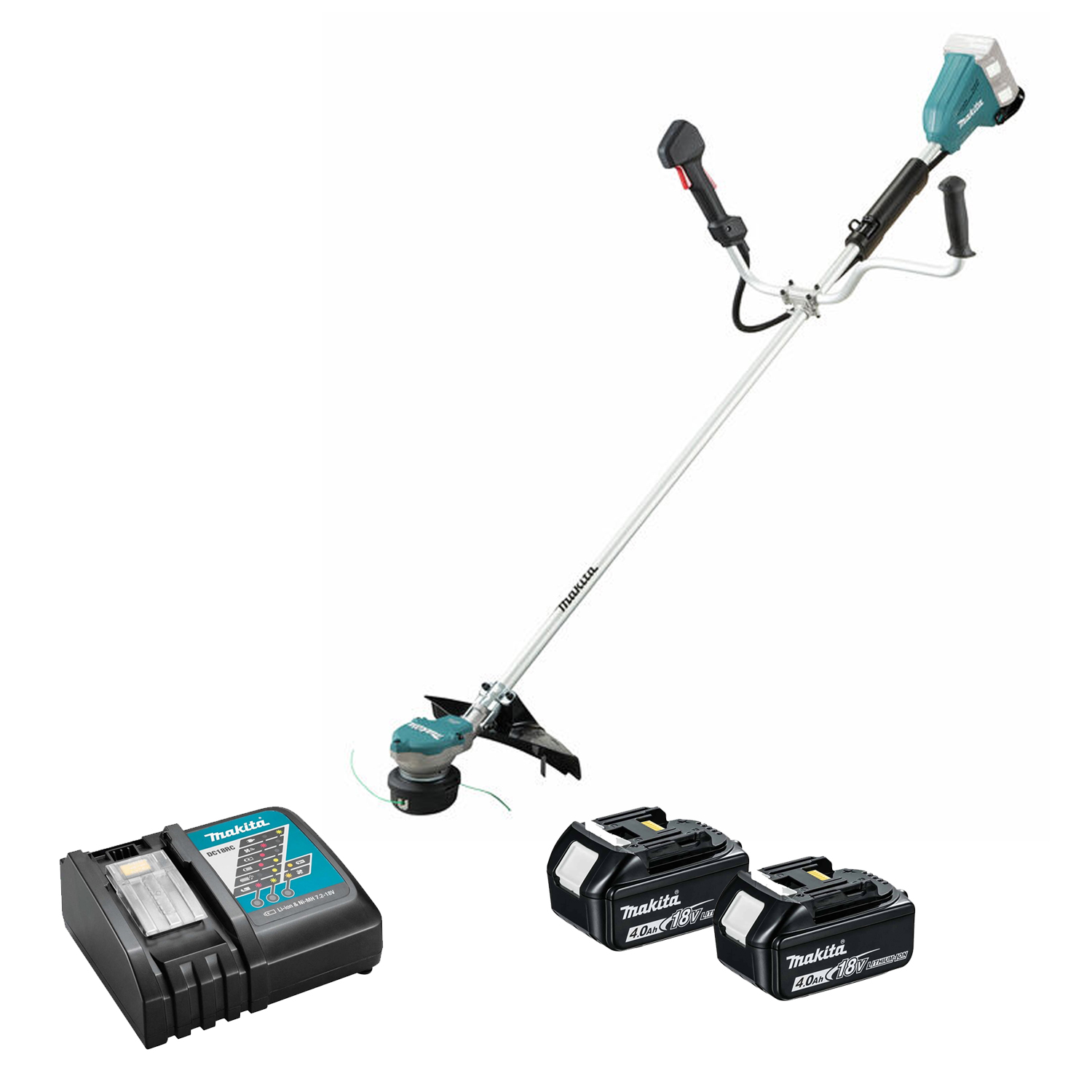 חרמש נטען 36V + שתי סוללות 4.0AH DUR368L Makita 11633