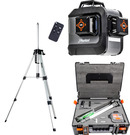 פלס לייזר 3D + שלט וחצובה 