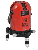 מאזנת לייזר 8 קווים אדומים - נקודת סימון לכל מימד + חצובה 3 מטר