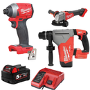 סט 3 כלים דור 4 + שתי סוללות 5AH 