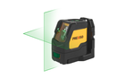 סט פלס לייזר שני קווים ירוקים 30 מטר במזוודה
