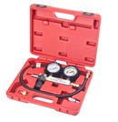 ערכה מקצועית לבדיקת לחץ הפוך למנועי בנזין מתאמים 12-14-18 ממ